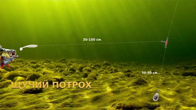 Лучшая оснастка для ловли окуня - отводной поводок