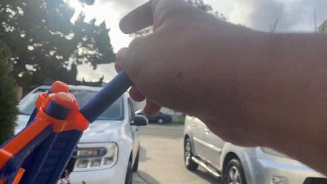 Nerf N-Strike Elite Triad EX-3 review in under 60 seconds 300 subscribers and 3 months specials. смотреть онлайн