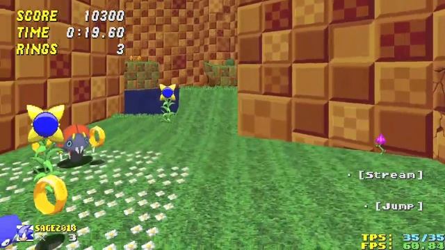 SRB2 Mod Showcase: 2.2 Petit Sonic and Sonic Channel S Boss fight