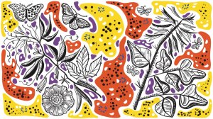 Рисую цветочную иллюстрацию в осенних оттенках | Процесс рисования! Таймлапс