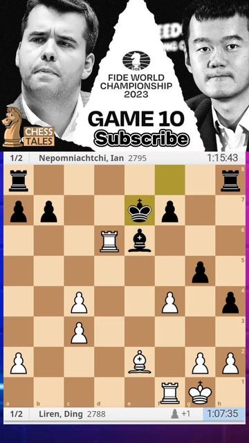 FIDE World Championship Game 10 2023 | Nepo Vs Ding | Chess Battle