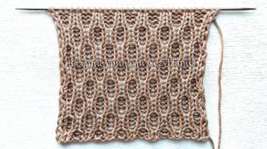 Простой узор Соты на основе резинки 2 на 2 🔥 Для вязания женских, мужских и детских изделий