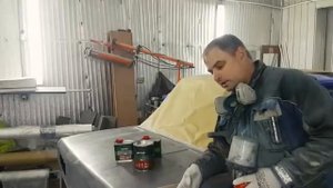 Технология шпаклевания новыми шпаклёвками NOVOL архивное видео