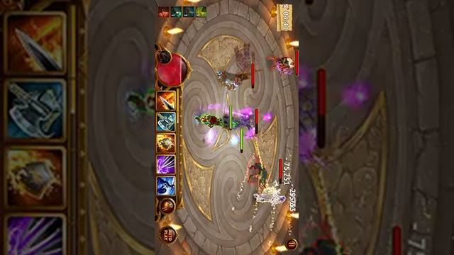 Guild of Heroes (Arena Warier+ Wizard vs Archer+ Archer) смотреть онлайн