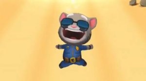 Офицер Том собирает золото Talking Tom Gold Run | Мультик бегалки для детей