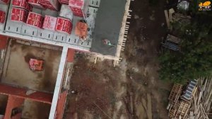 Строительство дома с использованием автобетономешалки