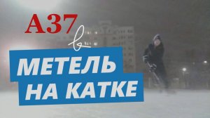 Метель на катке.
