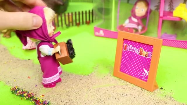 Игровой дом Маши и Медведя для малышей!  Распаковка и обзор