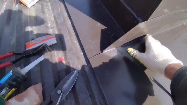 Жестяные работы. Дымник на мангал. Процесс установки. смотреть онлайн