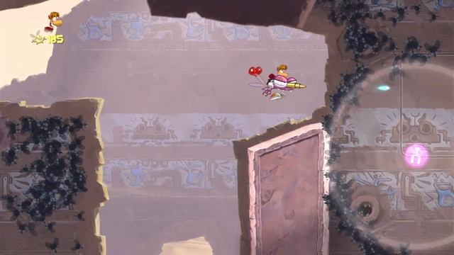 Rayman Origins. 14. Этап Shooting me softly
