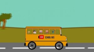 Wheels on the bus go round and round song Super Why English | Nursery Rhymes for Kids