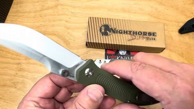 B’yond EDC Nighthorse SMKW exclusive ! Ti frame lock or G10 liner lock ! смотреть онлайн