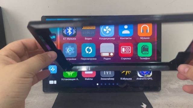 Универсальная магнитола 12.95" дюймов под рамку 9 или 10 дюймов #megazvuk #megazvukcom смотреть онлайн