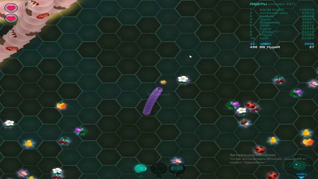 Wormax.io 2,Катаем в двоем,ставим рекорд. смотреть онлайн