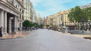 Валенсия, Испания 🇪🇸 - май 2023 г. - Пешая экскурсия 4K-HDR