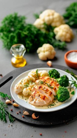 Нежное куриное филе с овощами в сливочном соусе – Простой и вкусный рецепт