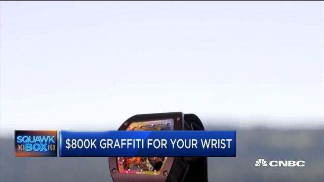 Richard Mille's $800K Graffiti For Your Wrist | Squawk Box | CNBC