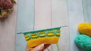 Красивый ДВУХЦВЕТНЫЙ узор.