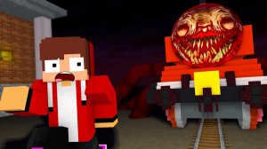 Герои против паровозика Чу-Чу - Майнкрафт Мультфильм