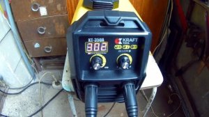 Сварочный аппарат350А FULL BRIGE IGBT KT350MMA KraftTool. Тестируем сварку электродом диаметр 5 мм.