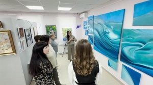 Выставка "Неслучайные штрихи" художницы Елены Волошкиной.Историко-краеведческий музей г.Михайловска