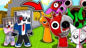 ВЫЖИВАНИЕ В МИРЕ СПРУНКИ - Майнкрафт фильм. SPRUNKI INCREDIBOX Страшный Сид Ракун и Дочка