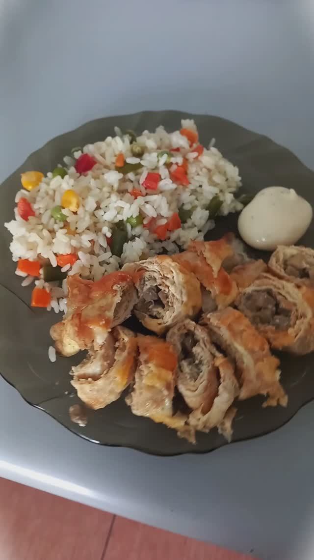 Рецепт Бризолей с рисом и овощами