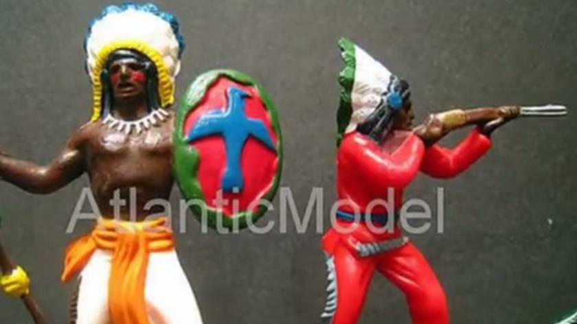 солдатики Britains / DSG индейцы пешие 6 фигур 6 поз - frame at 0m6s смотреть онлайн