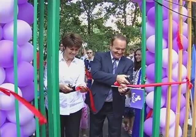 Открытие спортплощадки