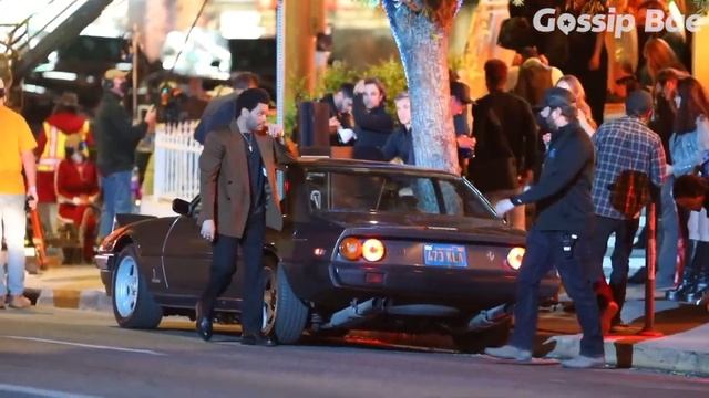 The Weeknd and Lily-Rose Depp filming for 'The Idol'