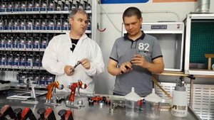 МЕГА ТЕСТ КРАСКОПУЛЬТОВ SATA SAGOLA DEVILBISS IWATA общий обзор