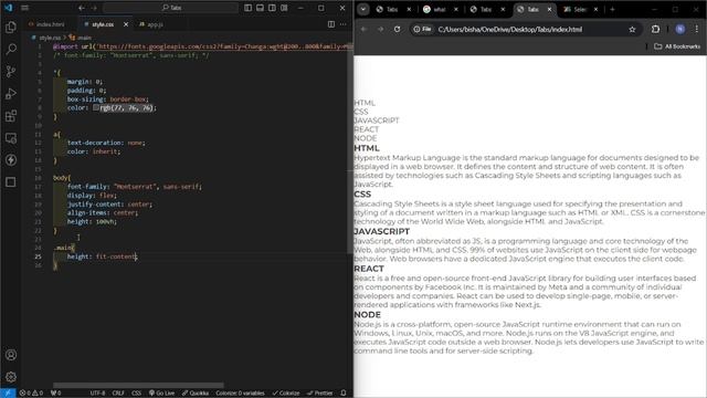 How to build an Interactive Tab Component from Scratch with HTML, CSS, and JavaScript