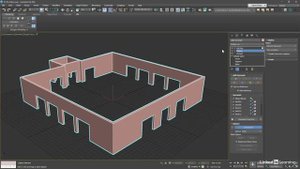 48 - Использование панели Ribbon для моделирования в 3ds Max 2025