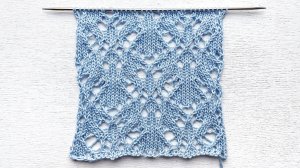 Красивейший ажурный узор спицами для джемпера, палантина