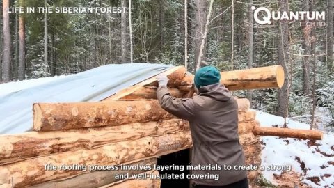 Строительство огромного подземного домика от начала до конца силами двух мужчин