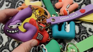 брелок с буквами алфавита лор G, брелки алфавит лора, буквы лор, alphabet lore