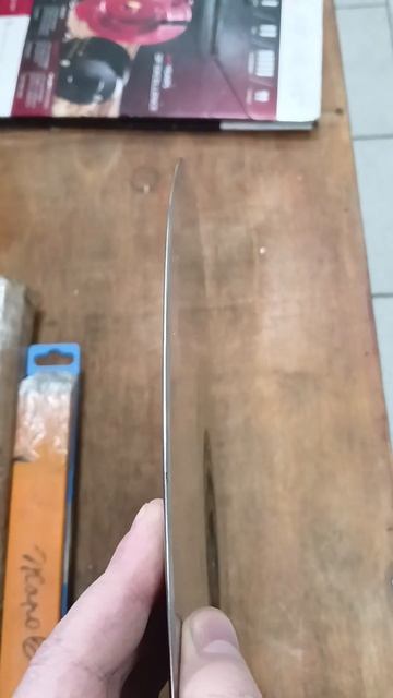 Заточка дискового ножа для раскроя рулонных  материалов до и после. смотреть онлайн