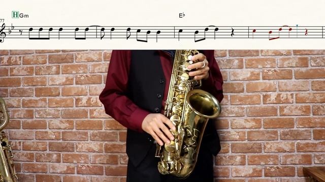 【薬屋のひとりごと】花になって【楽譜】The Apothecary Diaries "Be a flower" 緑黄色社会 サックスで吹いてみた Saxophone Cover [Sheet]
