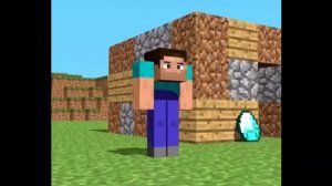 я стив я построю дом я найду алмаз(мем видео)