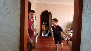 Ё-моё! Абунго пришёл ко мне в квартиру!  # мы его изгнали #