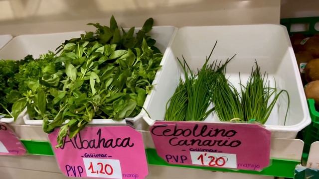 Цены на фрукты и овощи на Тенерифе в Лос Агавес смотреть онлайн