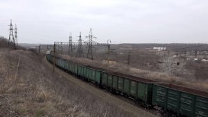 Электровоз ВЛ80С-2226 с грузовым поездом и толкач ВЛ80С-1341