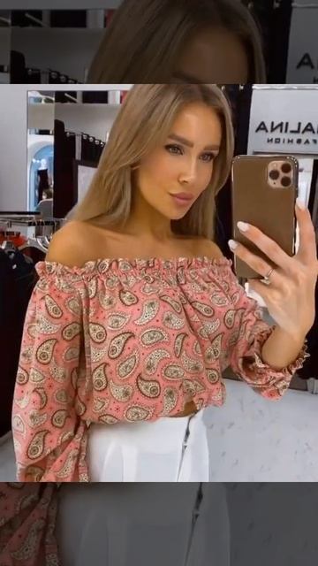 Хлопковый топ 🔥 лето 2021 MALINA Bonita смотреть онлайн