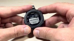 Garmin Instinct Solar | Widgets (How to add, remove and reorder)