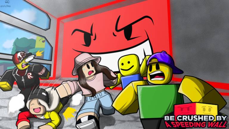 красная стена хочет убить нас в Roblox 6 часть !
