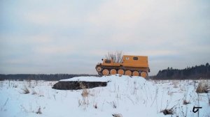 ГАЗ-71 (ГТ-СМ) на гусеницах с резино-металлическим шарниром, ресурсом 12000 км // ГИРТЕК