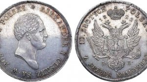 Аукцион 44. Лот 590 - 10 злотых 1822 года. IB.