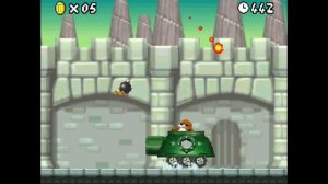 New Super Mario Bros DS - All Castle Bosses with Giant Fire Mario