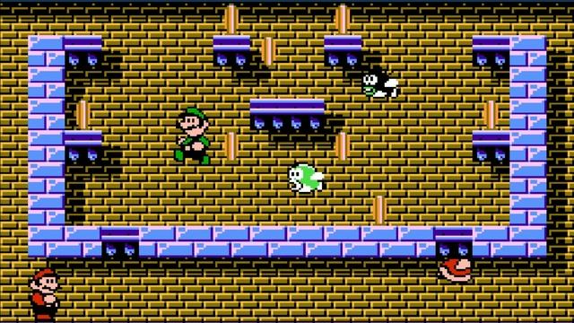 Coin Quest: Starring Mario & Luigi (2017) | Hack of Super Uwol [NES]