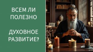 ВСЕМ ЛИ ПОЛЕЗНО ДУХОВНОЕ РАЗВИТИЕ?